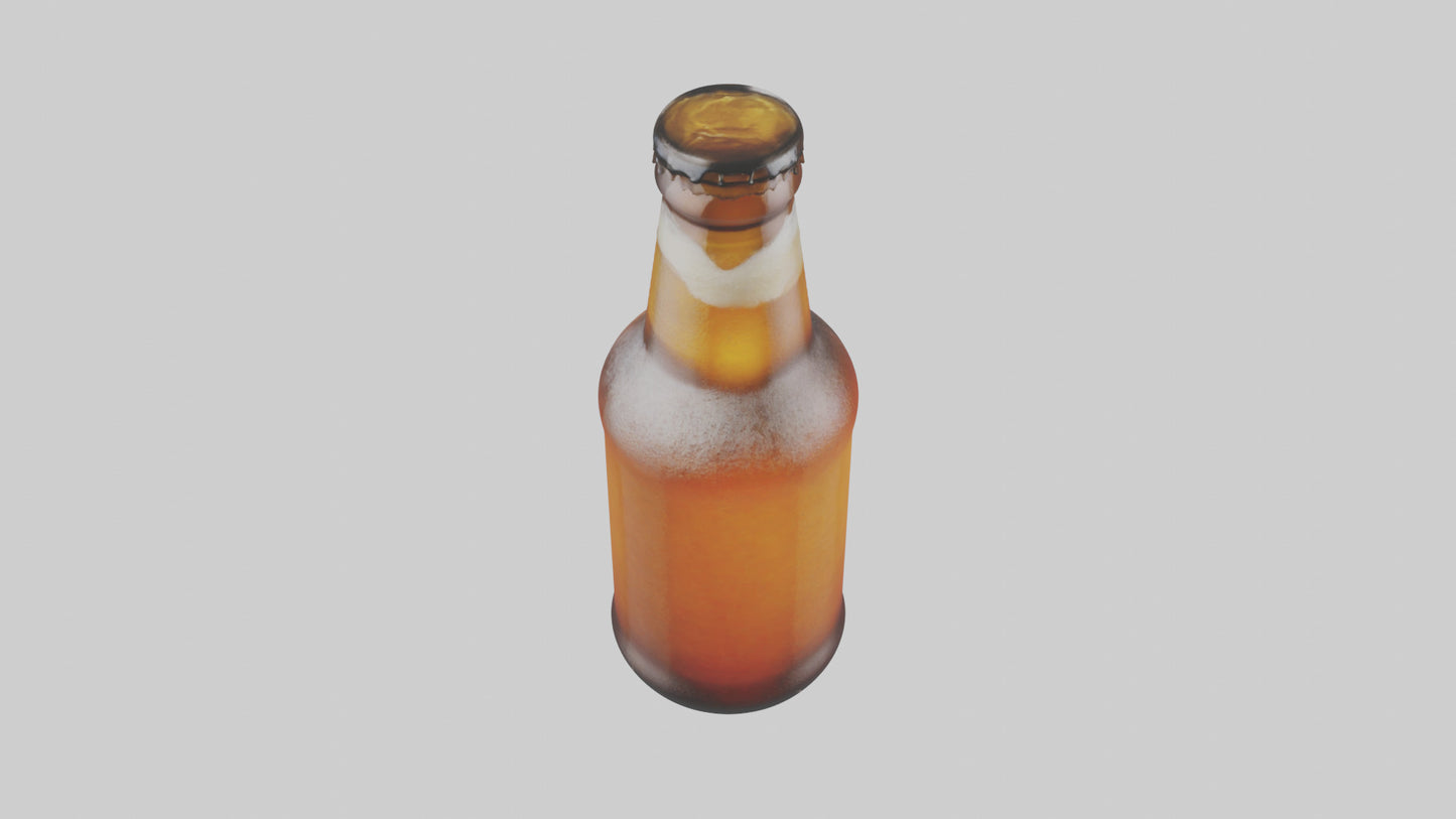 3D model Nonalcoholic beer model VR / AR / low-poly
