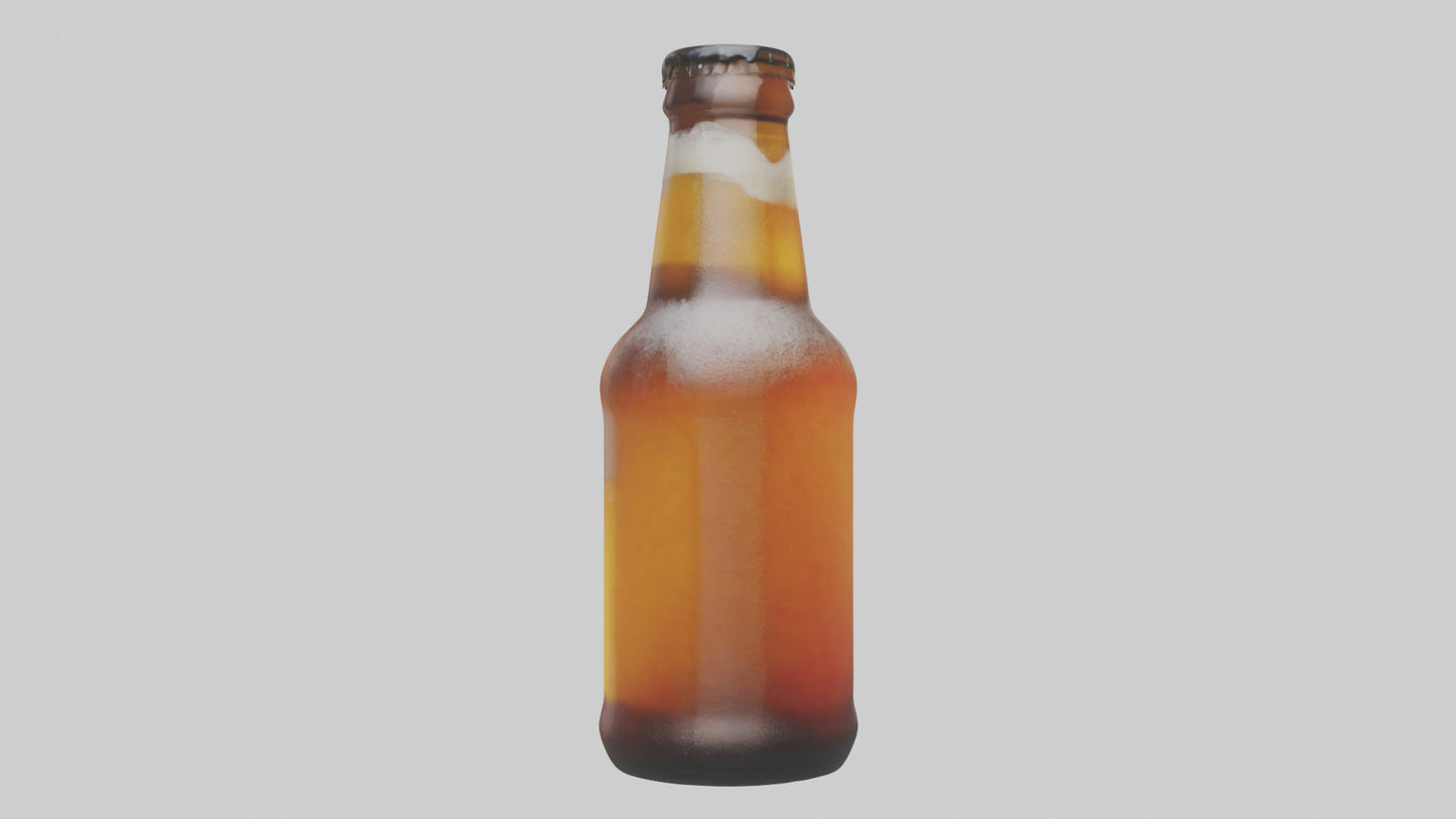3D model Nonalcoholic beer model VR / AR / low-poly