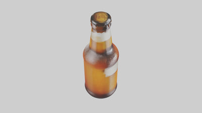3D model Nonalcoholic beer model VR / AR / low-poly