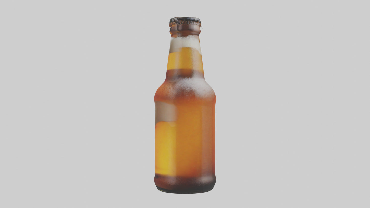 3D model Nonalcoholic beer model VR / AR / low-poly