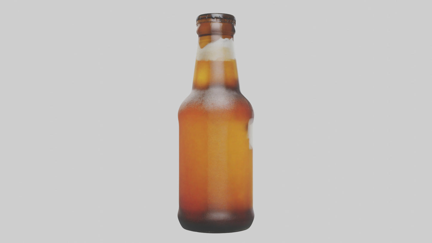 3D model Nonalcoholic beer model VR / AR / low-poly