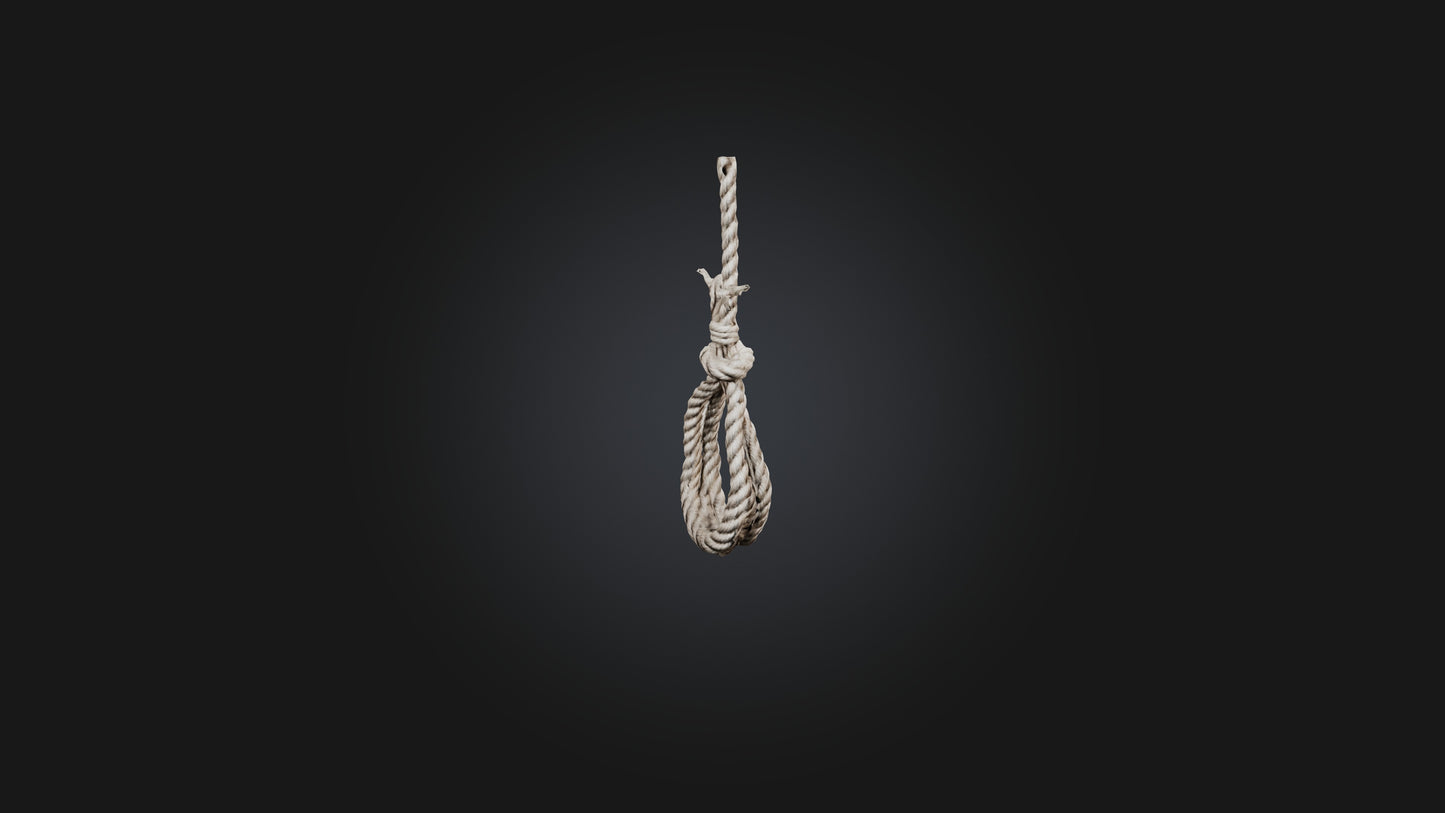 3D model Noose VR / AR / low-poly