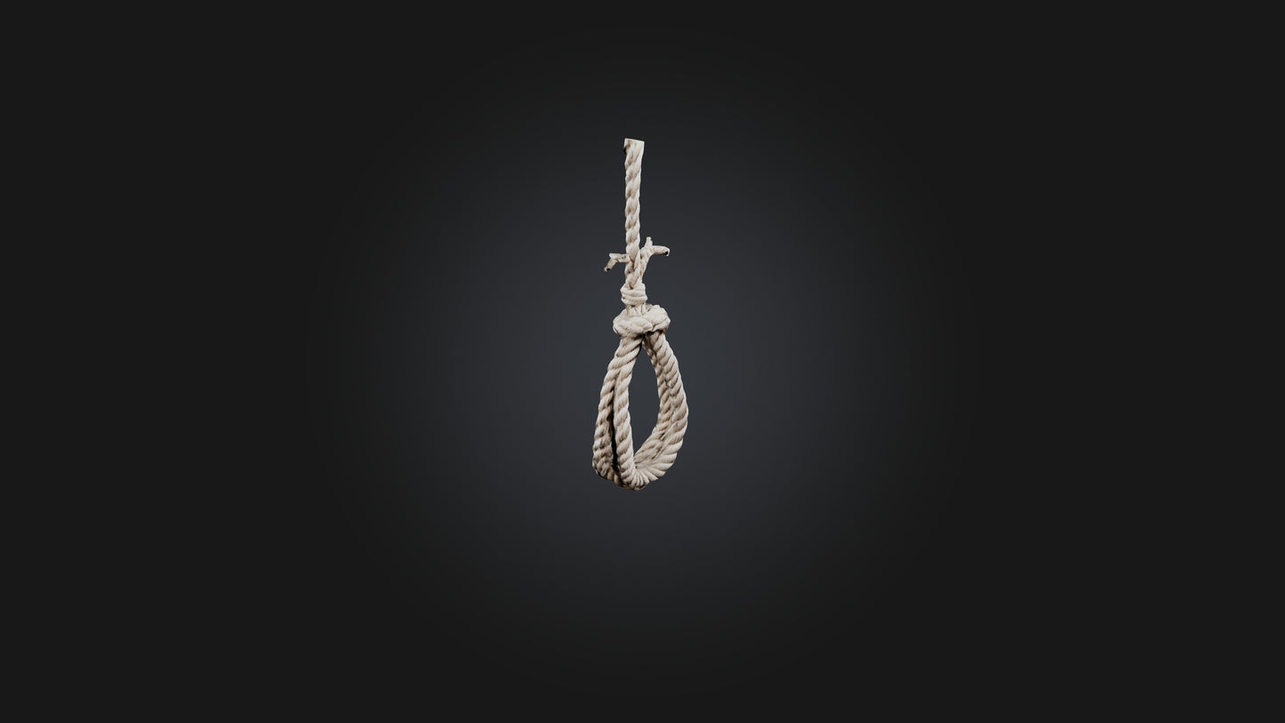 3D model Noose VR / AR / low-poly