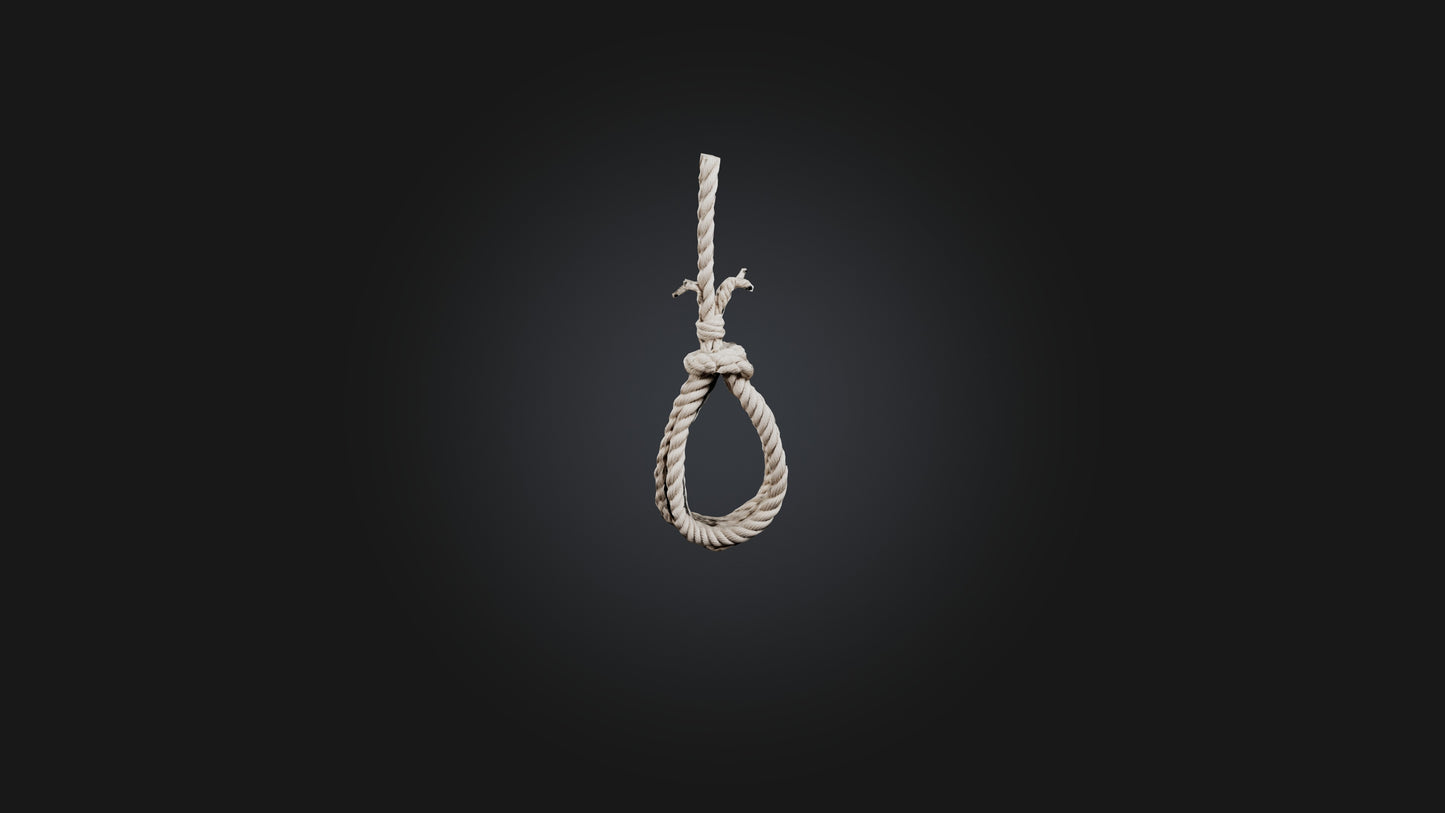 3D model Noose VR / AR / low-poly