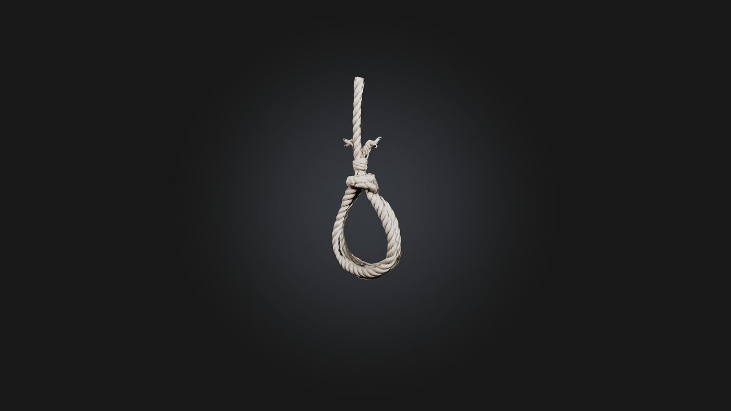 3D model Noose VR / AR / low-poly