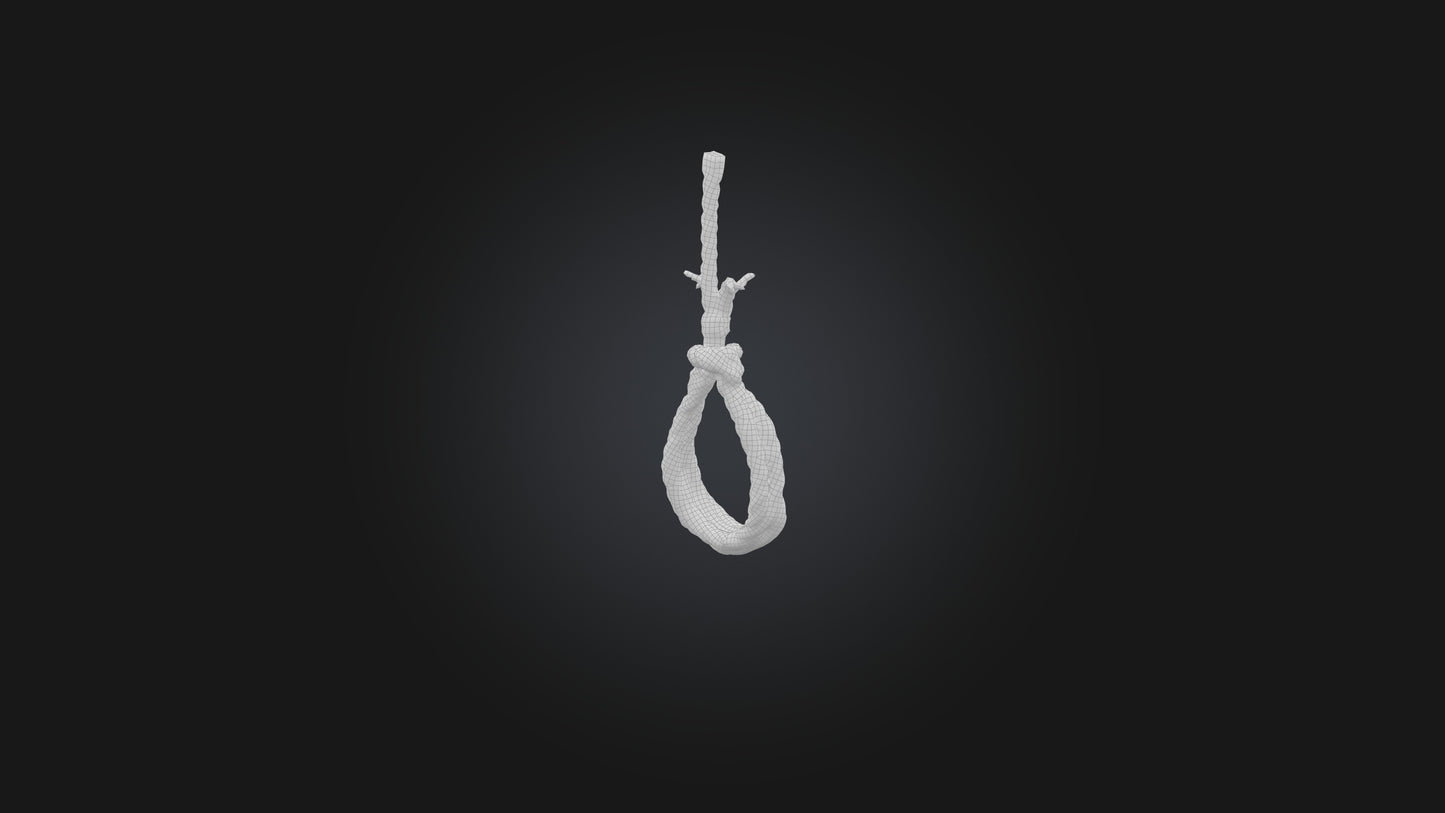 3D model Noose VR / AR / low-poly