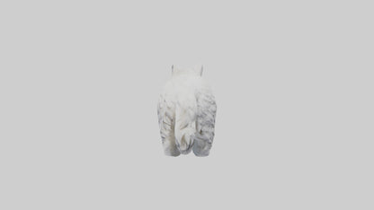 Norwegian Forest Cat statue model VR / AR / low-poly