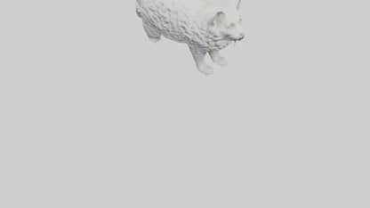 Norwegian Forest Cat statue model VR / AR / low-poly