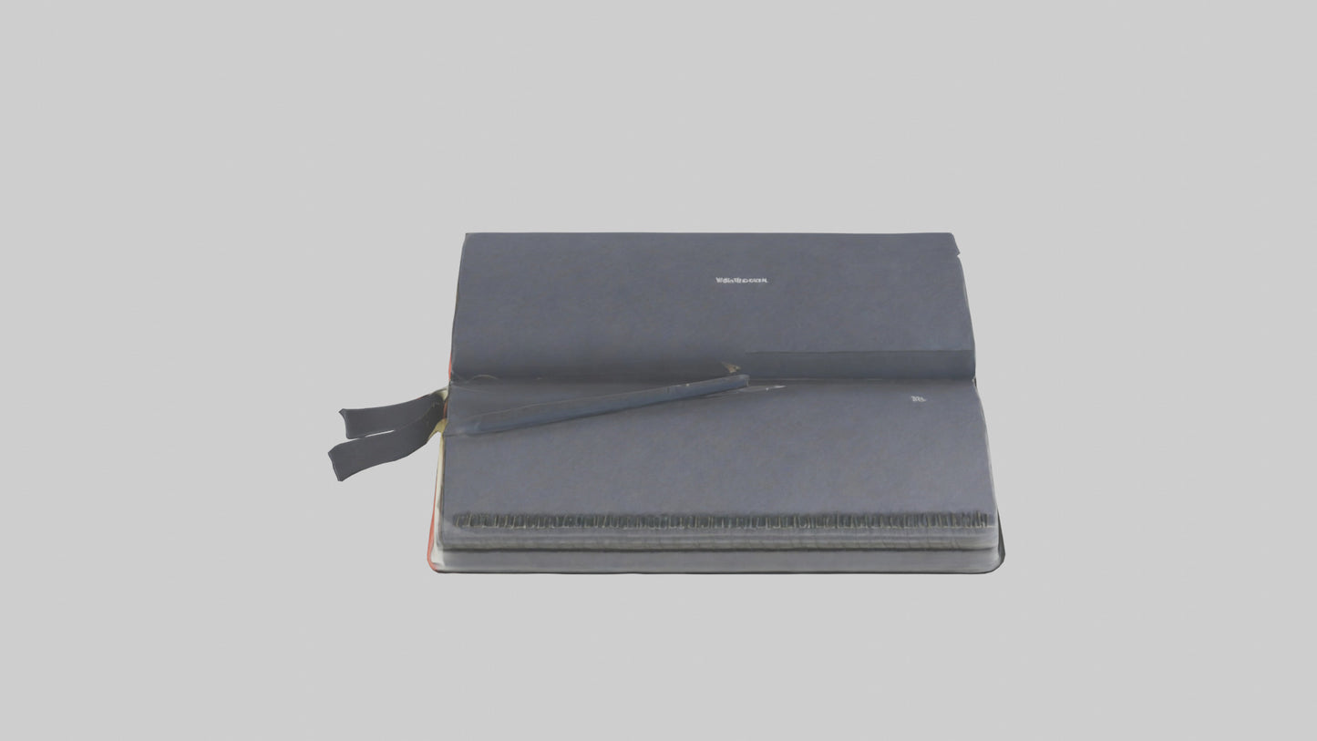 3D model Notebook model VR / AR / low-poly