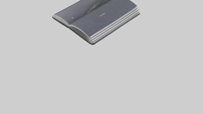 3D model Notebook model VR / AR / low-poly