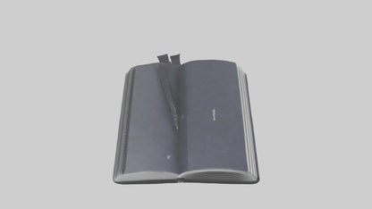 3D model Notebook model VR / AR / low-poly