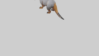 3D model Numbat sniffing model VR / AR / low-poly