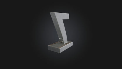 3D model Number 7 VR / AR / low-poly