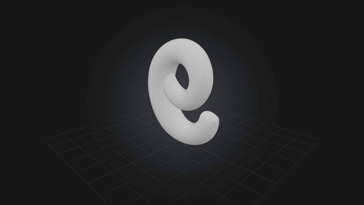 3D model Number 9 VR / AR / low-poly