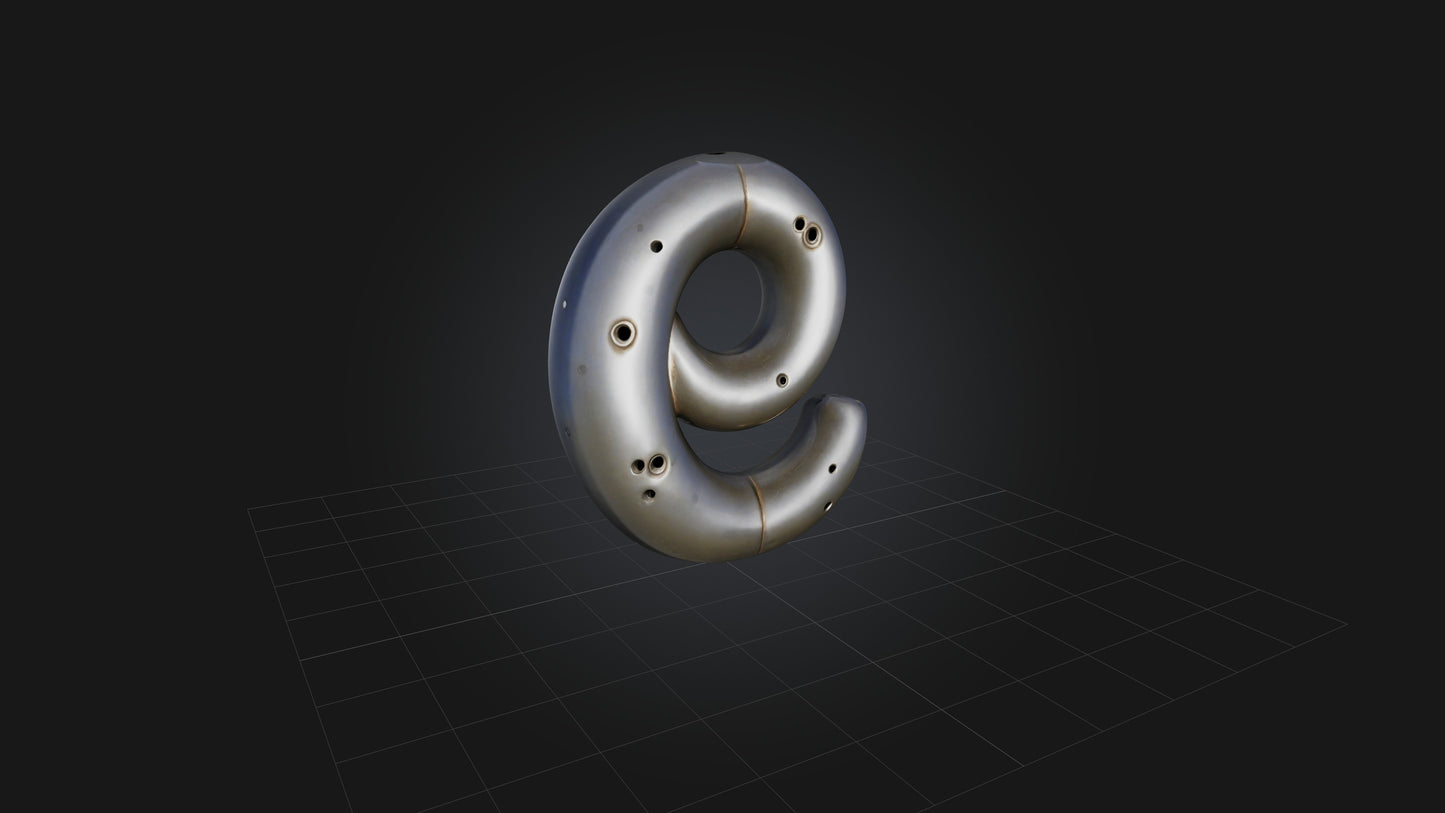 3D model Number 9 VR / AR / low-poly