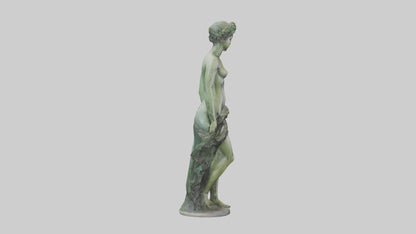 3D model Nymph statue model VR / AR / low-poly