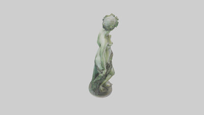 3D model Nymph statue model VR / AR / low-poly