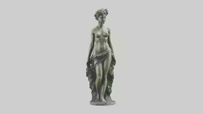 3D model Nymph statue model VR / AR / low-poly