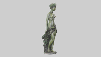 3D model Nymph statue model VR / AR / low-poly
