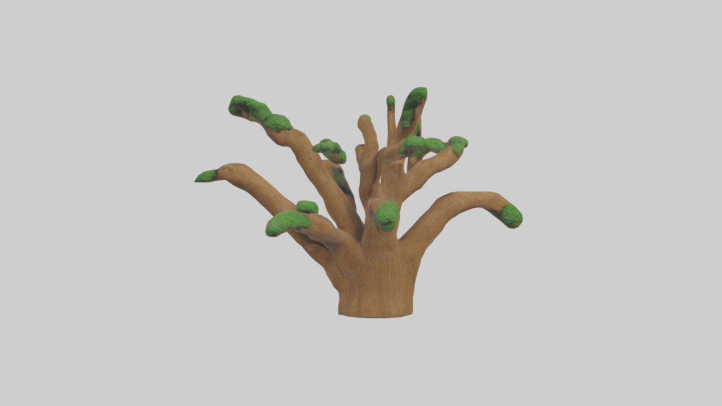 3D model Oak Tree Model VR / AR / low-poly