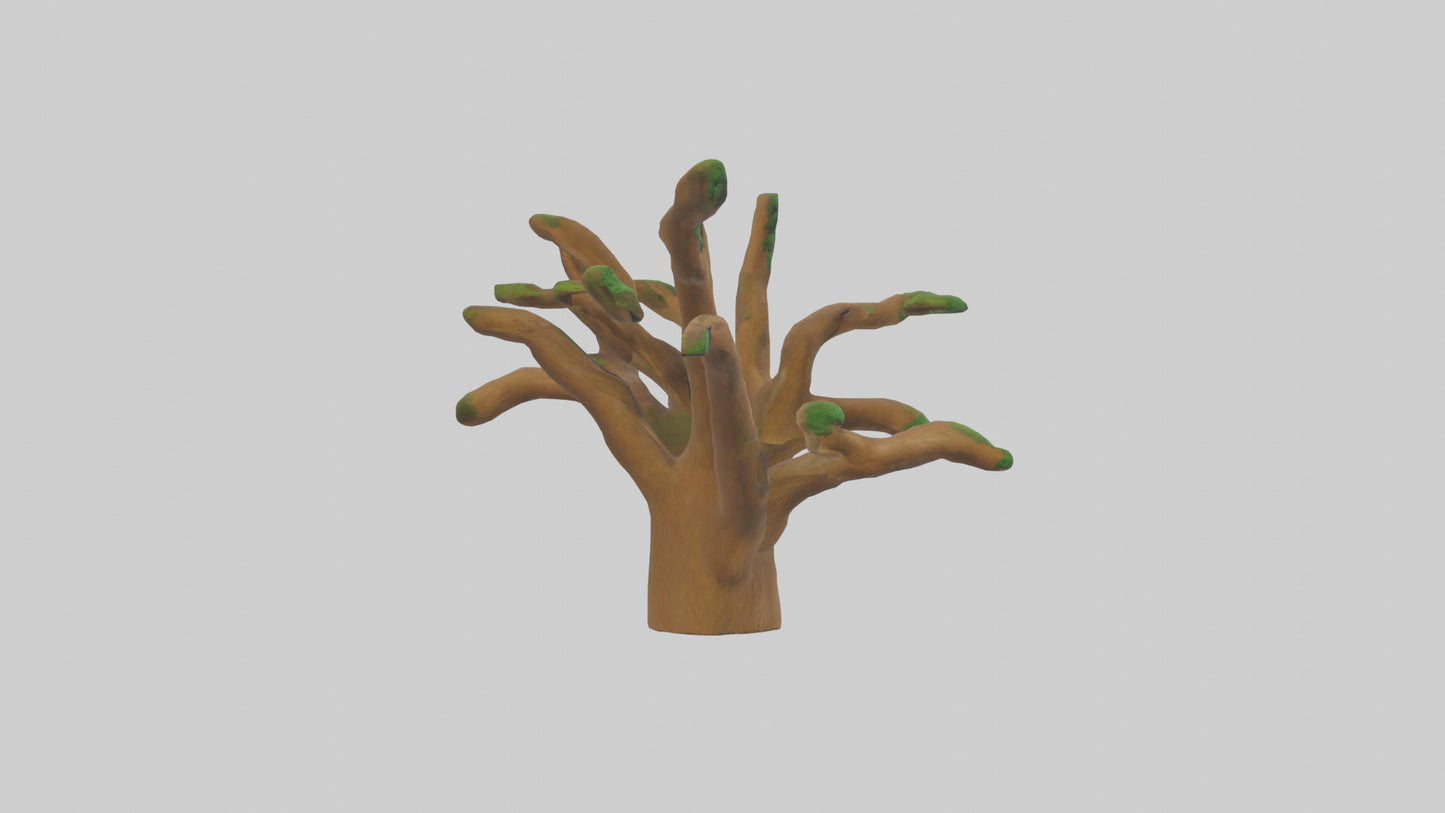 3D model Oak Tree Model VR / AR / low-poly