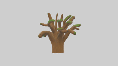 3D model Oak Tree Model VR / AR / low-poly