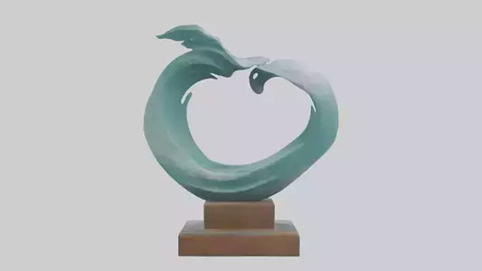 Ocean Breeze Sculpture model VR / AR / low-poly