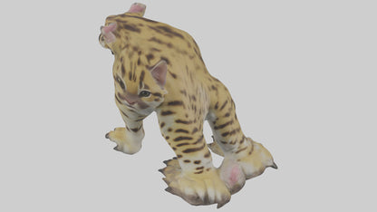 Ocelot Paws Model 3D model