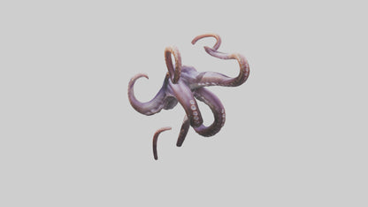3D model Octopus Tentacles Model VR / AR / low-poly