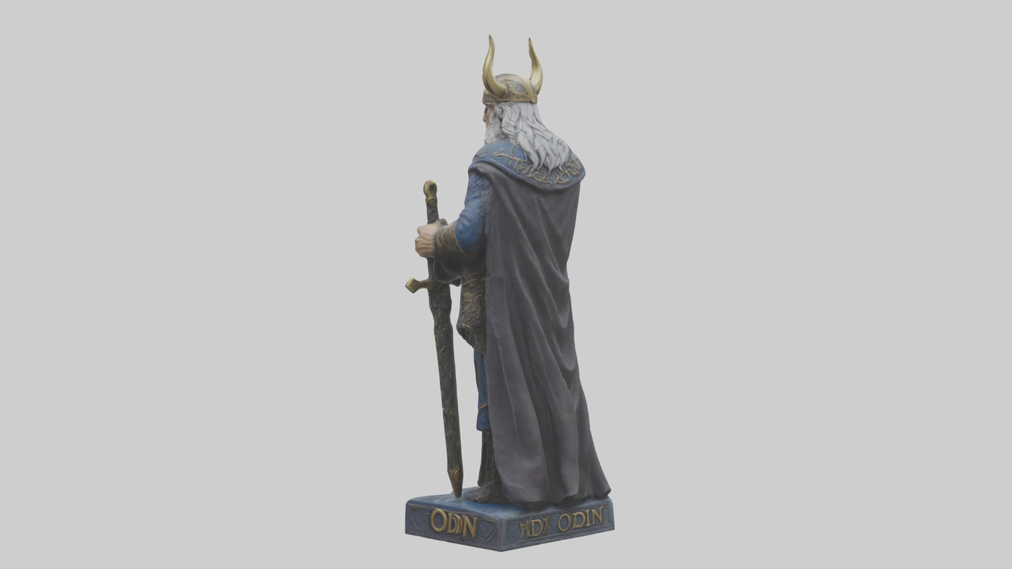 Odin statue model 3D model
