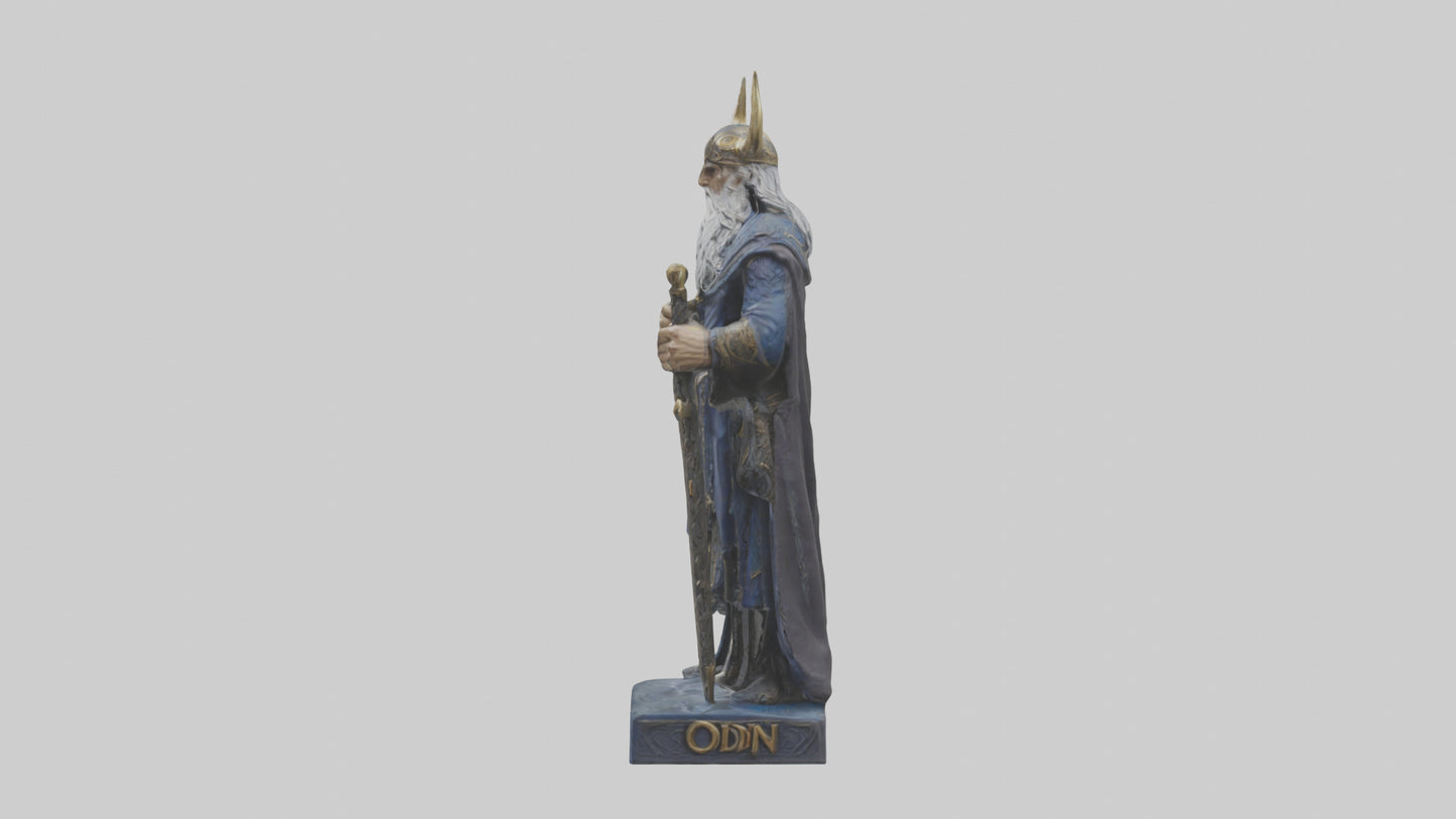 Odin statue model 3D model