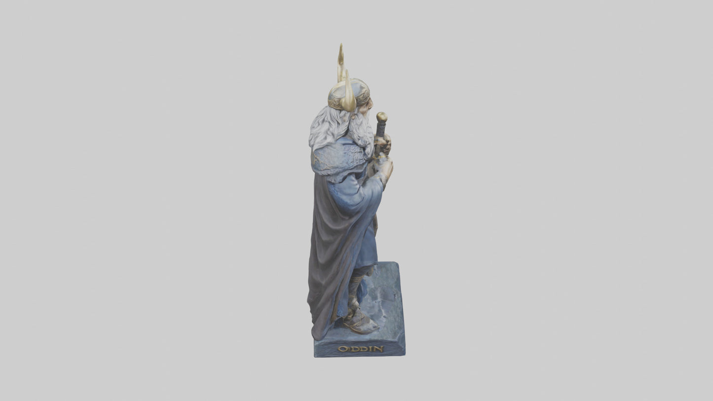 Odin statue model 3D model