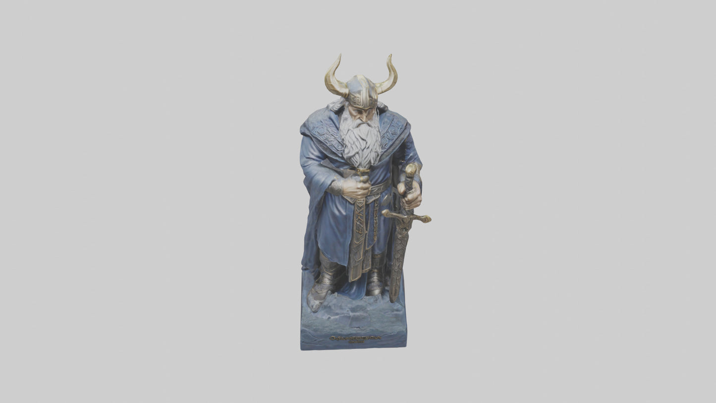 Odin statue model 3D model