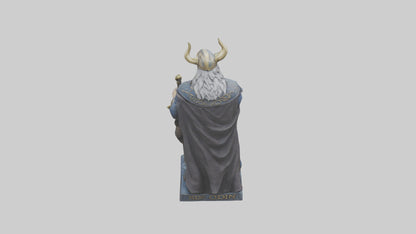 Odin statue model 3D model