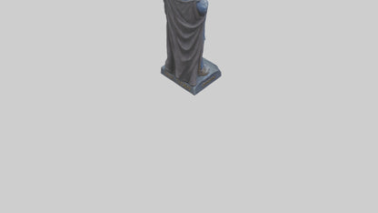 Odin statue model 3D model