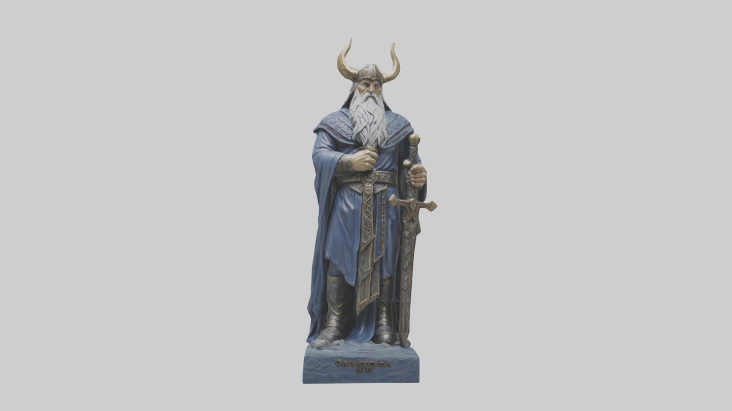 Odin statue model 3D model
