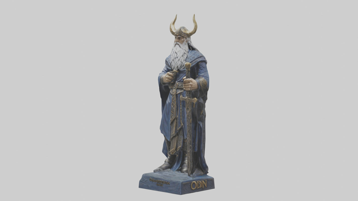 Odin statue model 3D model