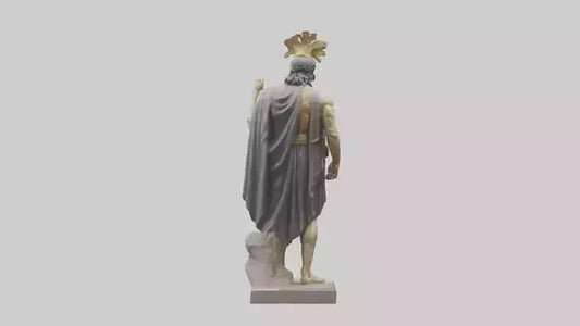Odysseus statue model 3D model