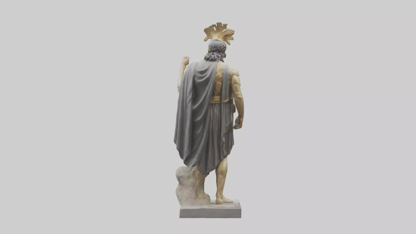Odysseus statue model 3D model