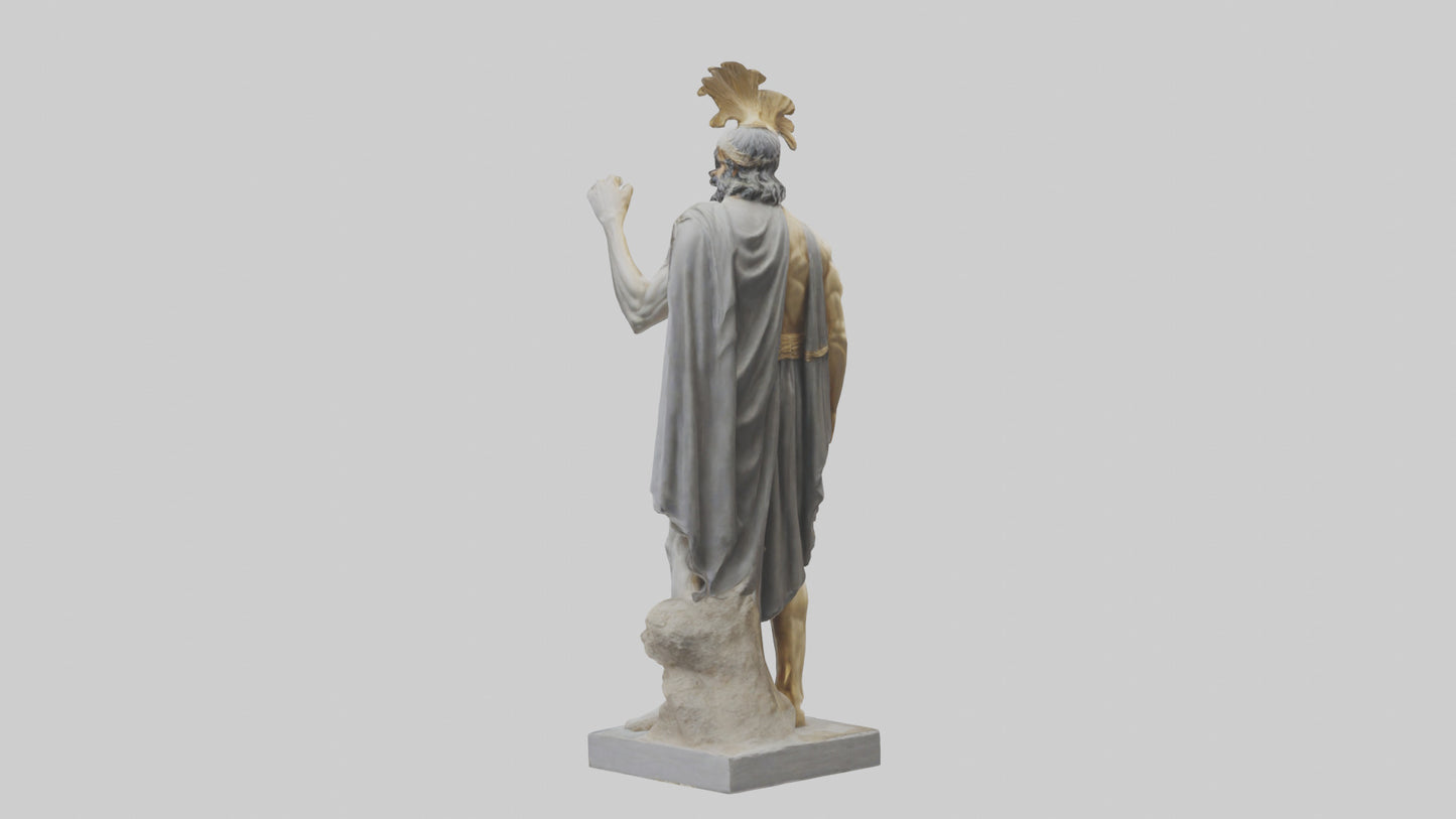 Odysseus statue model 3D model
