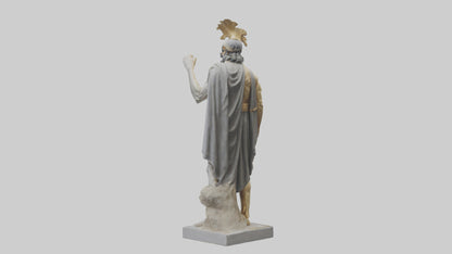 Odysseus statue model 3D model