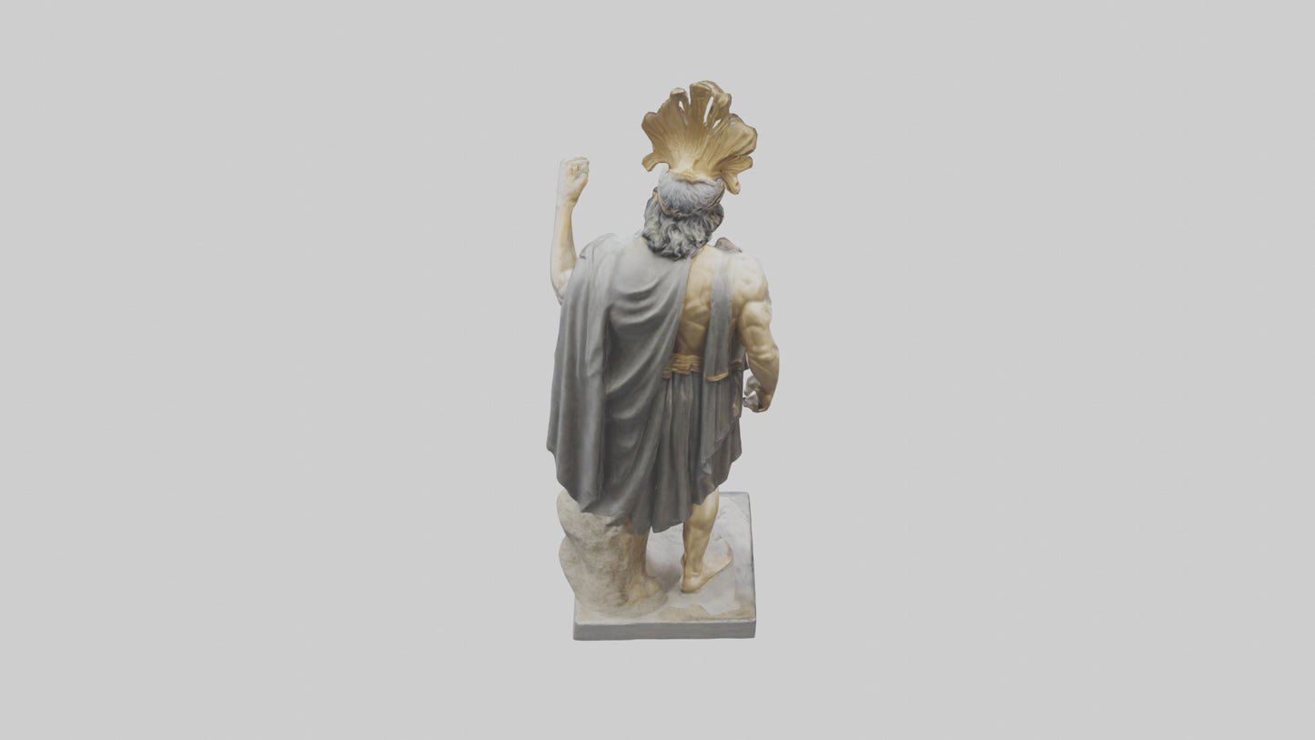 Odysseus statue model 3D model