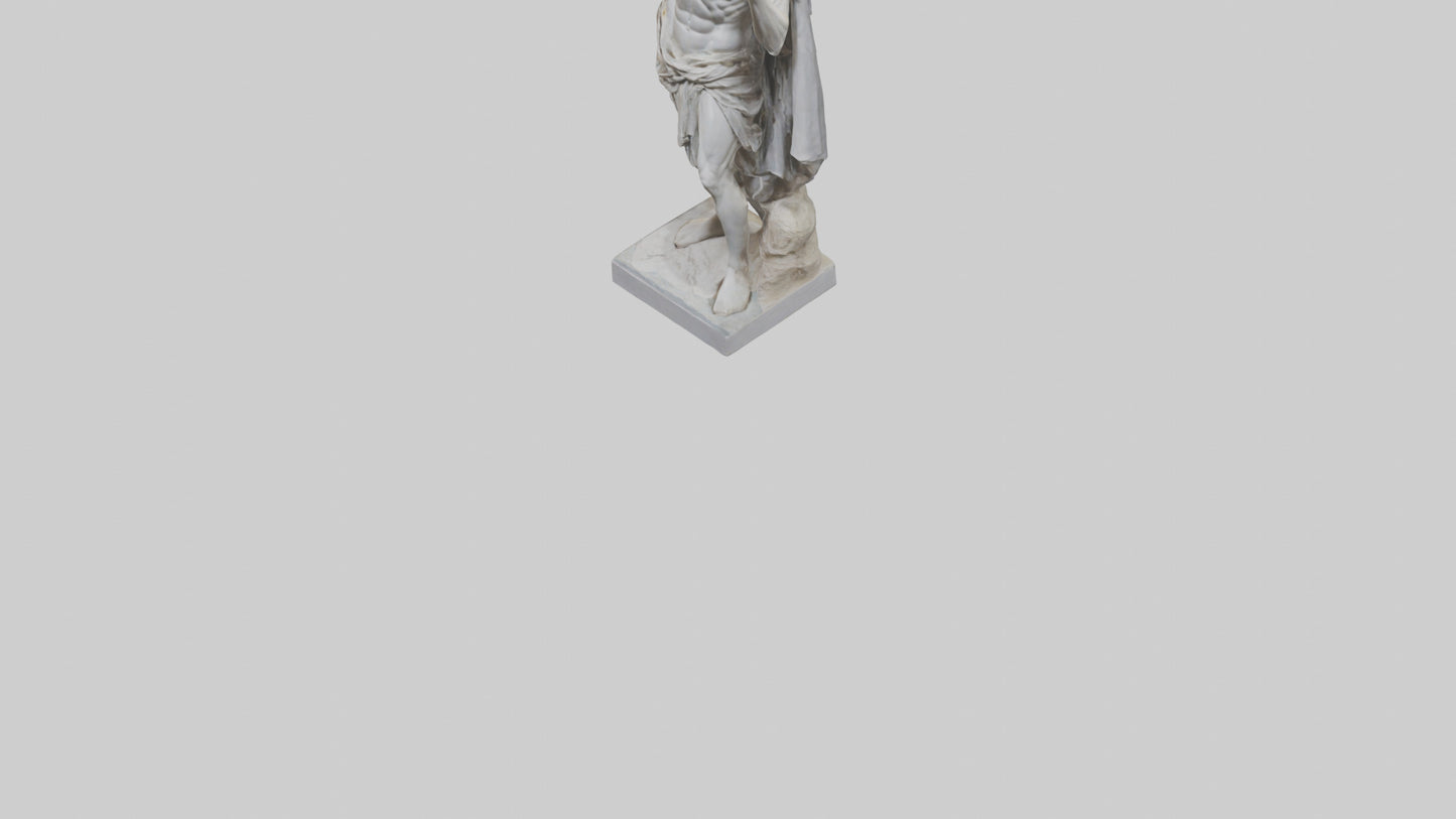 Odysseus statue model 3D model