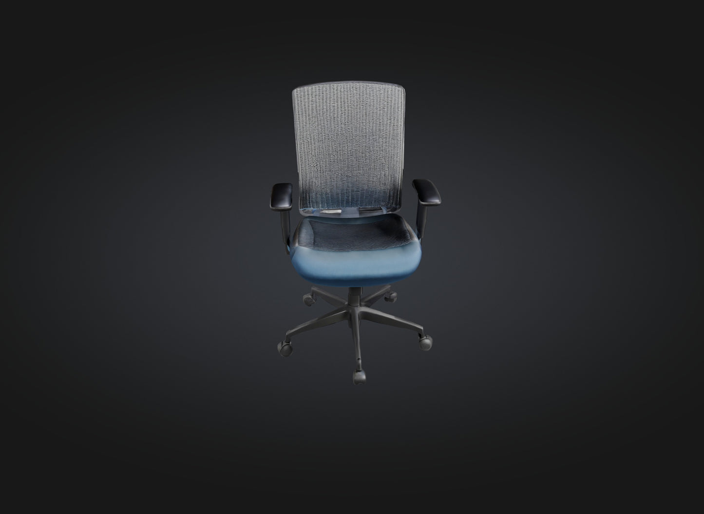 3D model office chair model VR / AR / low-poly