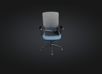 3D model office chair model VR / AR / low-poly
