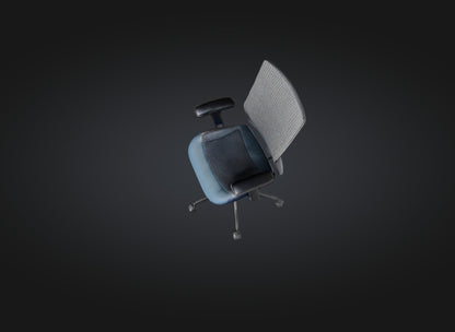 3D model office chair model VR / AR / low-poly