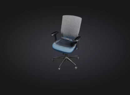 3D model office chair model VR / AR / low-poly