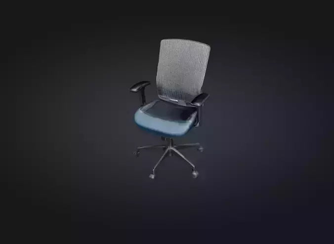 3D model office chair model VR / AR / low-poly