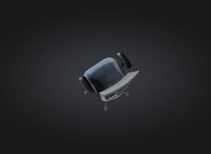 3D model office chair model VR / AR / low-poly