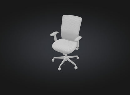 3D model office chair model VR / AR / low-poly